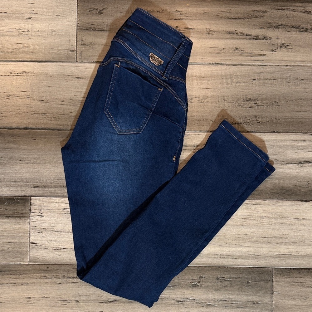 Women’s Dark Blue Denim Jeans - Stretch Skinny